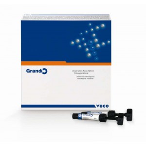 permanent sealing materials - blockage - Grandio - set + bond syringe 5 x 4 g Μόνιμα εμφρακτικά υλικά αποκαταστάσεων